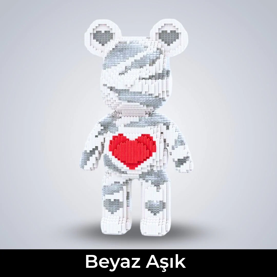 Bearlii™ – 3D Puzzle ve Dayanıklı Malzeme ile Dev Boy Ayıcık